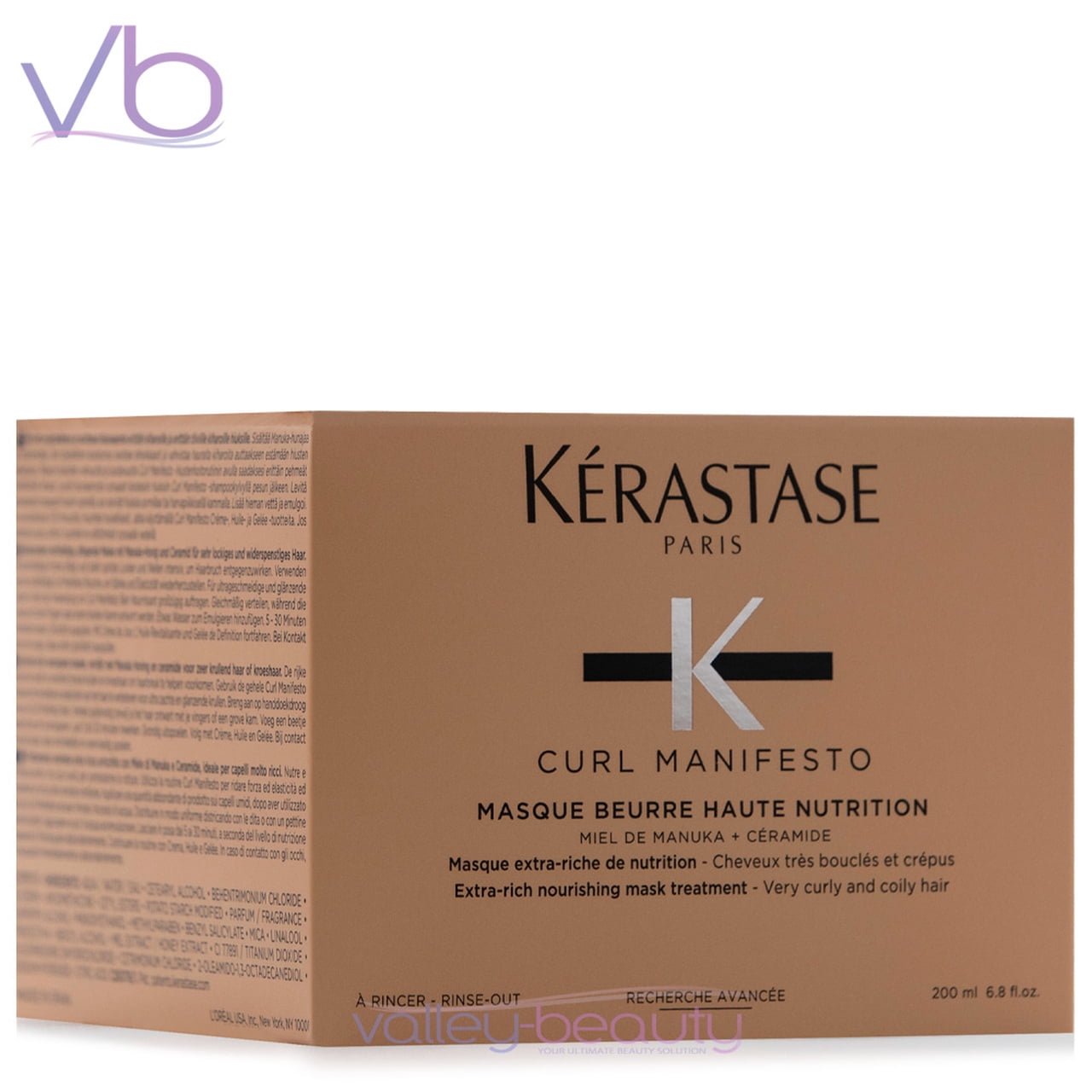 Kerastase Curl Manifesto Masque Beurre Haute | Extra Rich Nourishing Mask Treatment, 2.55fl oz
