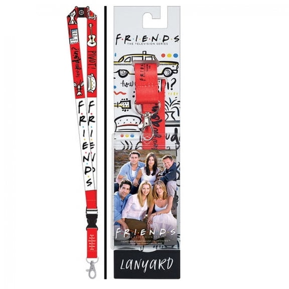 Friends TV Show Reversible Lanyard with Breakaway Clip and ID Holder