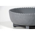 thumbnail image 5 of Better Homes & Gardens Pottery 8" Thalea Ceramic Scalloped Bowl with Stand, Grey, 5 of 10