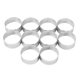 thumbnail image 1 of Paquete de 10 anillos para tarta de acero inoxidable de 5 cm, pastel perforado resistente al calor Afortunado Sencillez, 1 of 5