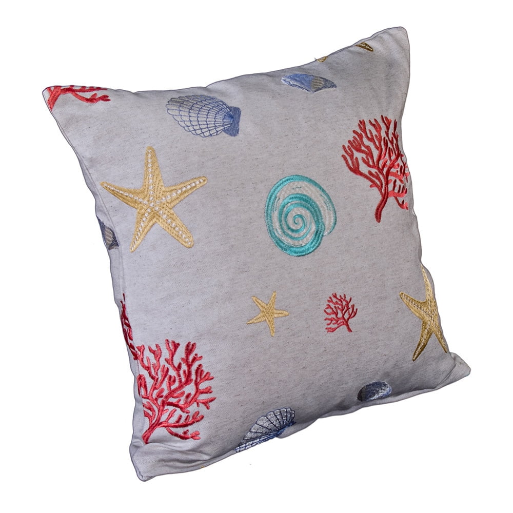 SIScovers Coral Reef Tropical Throw Pillow