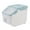 A, variant on Ashosteey Grain Rice Storage Bin,Flour Storage Bin,Food Containers Set Leak Proof Locking Lid, Large Storage Boxes Plastic Cereal Pet Food,Food Lids,Pantry Storage, BPA Free
