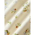 thumbnail image 6 of Light Yellow Bowknot Strap Floral Print A-Line Long Dress For Summer Graduation Modest Occasion Wear, 6 of 6