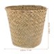 thumbnail image 2 of BRIGHTFUFU 2Ud Cesta De Almacenaje Tejida En Paja Verde Multiusos Para Guardar Artículos Variados, 2 of 8