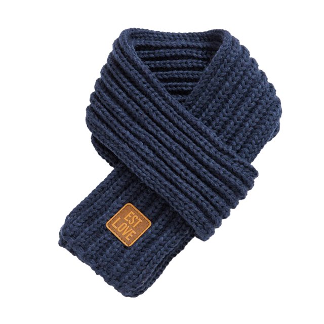 Yuarrent Bufanda pequeña para bebé, bufandas tejidas de hilo grueso para recién nacidos, silenciador de buena elasticidad, pañuelo infantil a Suministros térmicos Verde tibetano Yuarrent HA059252-11