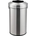 thumbnail image 2 of Global Industrial Stainless Steel Round Open Top Trash Can 21 Gallon, 2 of 7