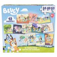 thumbnail image 1 of Spin Master Games, Bluey 12-Pack of Jigsaw Puzzles for Families, Kids, and Preschoolers Ages 4+, 1 of 6