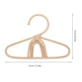 thumbnail image 2 of WEUVEB 1Pcs Toddler Clothes Hanger Rattan Material Baby Closet Organizer, 2 of 8