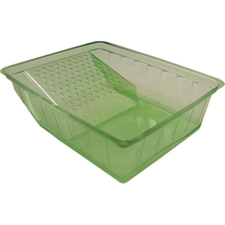 Encore Plastics 201303 Paint Tray With Grid, 6 in, Plastic, Green ...