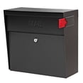 thumbnail image 1 of Cierre de pared Mailbox Mail Boss 7162 Metro Black, 1 of 8