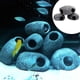thumbnail image 4 of Cueva decorativa para acuario, cerámica natural, cueva para bettas, piedra de roca para esconderse, peces 3 piezas, 4 of 8
