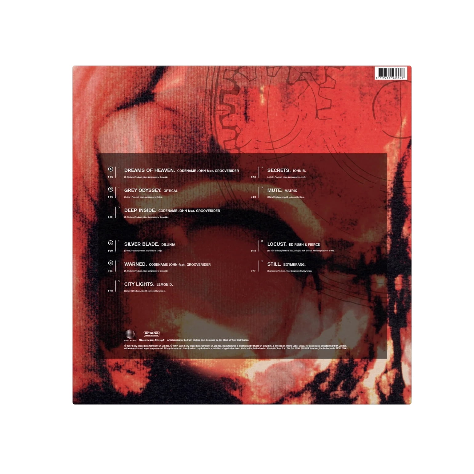Grooverider - Grooverider Presents The Prototype Years - Limited 140-Gram Translucent Red Colored Vinyl - Music & Performance