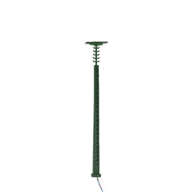 Naiovety Modelo de lámpara de vía férrea al aire libre tamaño mini LED farola de metal patios escalera farolas verde arquitectónico (luz Type1 NO1
