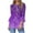 AA-Purple, variant on Womens 3/4 Bell Sleeve Shirts Trendy Boho Print Pleated Pullover Tunics Casual Button Down Henley Shirt 2025 Holiday Going Out Tops Sales of The Day Blue S