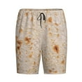 thumbnail image 4 of Fotbe Tortilla Pajama Shorts for Men, Men's Pajama Bottoms, Sleepwear,Short Pajama Pants-XX-Large, 4 of 9
