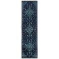 thumbnail image 3 of SAFAVIEH Vintage Millicent Floral Runner Rug, Navy/Teal, 2'2" x 8', 3 of 8