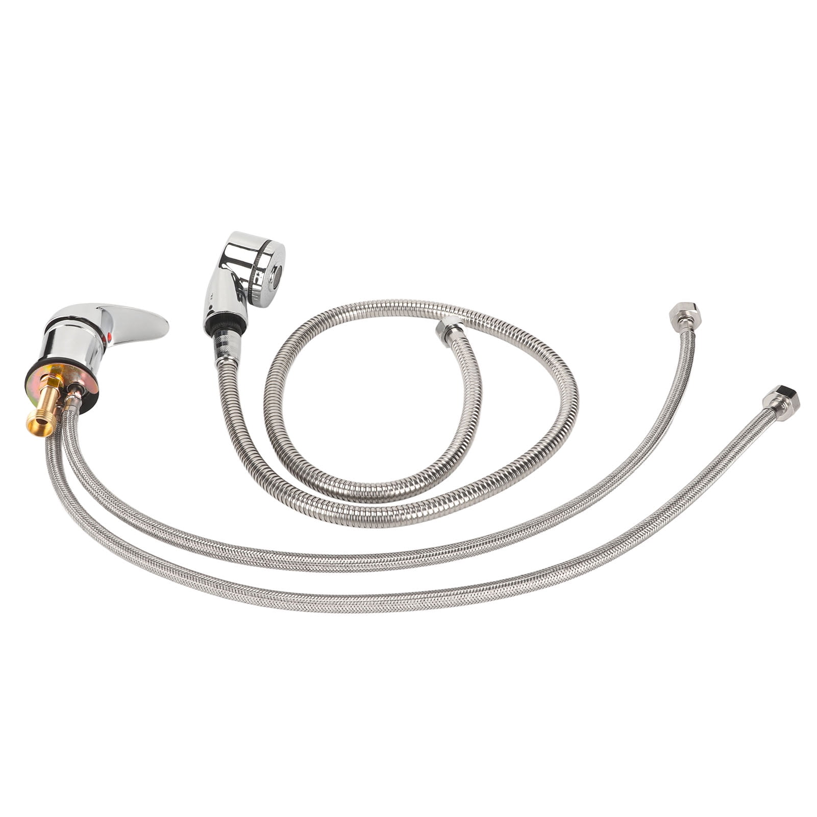 Salon Water Faucet Kit, Salon Shampoo Bowl Faucet Sprayer Kit Hot Cold