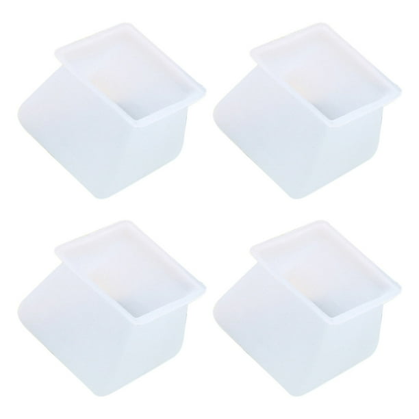 Chair Leg Caps Silicone Furniture Protection Cover Nonslip Square Floor