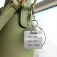 thumbnail image 1 of Stainless Steel Luggage for Travel Customizable Suitcase and Bag Identification with Initials Names or ID Numbers, 1 of 5