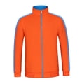 thumbnail image 4 of Chaqueta Corta de Invierno con Cálido Sudadera Perfecl Casual con Cremallera Naranja Azul 3XL, 4 of 8