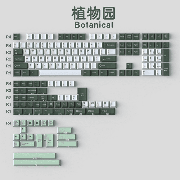 Mechanical Keyboard Keycaps PBT XDA ABS Cherry Key caps Suitable for Mechanical Keyboards 60%  65%  70%  75%  80%  85%   104 Etc