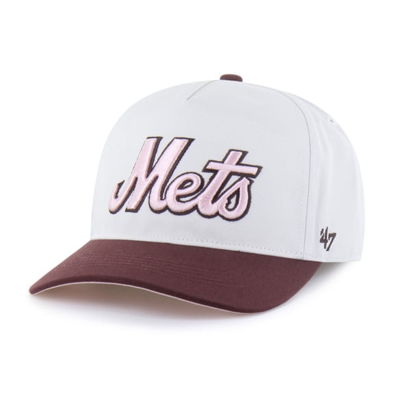 Unisex '47 Stone/Burgundy New York Mets Love Letter Adjustable Hitch Hat