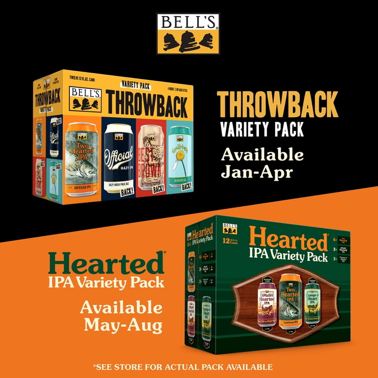 Bell's Hearted Variety Pack Craft IPA Cans 12 fl oz 7% ABV 12 Pack