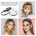 thumbnail image 6 of 40 Pcs Wide Black No Teeth Plain Headbands, Plastic Headbands, White Craft Plastic Skinny Headbands, Plastic Hard Thin Headband, DIY Hair Bands Headbands For Girls Women(1 Inch+1cm), 6 of 7