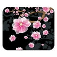 thumbnail image 2 of WIRESTER 8.66x7.08 in Rectangle Mouse Pad with Non-Slip Rubber Base for Computers, Laptop, Office & Home - Falling Pink Flower, 2 of 5