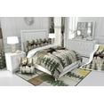 thumbnail image 4 of Elk Deer Bedding Set Lodge Cabin Backdrop Queen Comforter&nbsp;Set for Girls,Christmas Reindeer Pine Trees Quilt Woodland Wildlife Moose Duvet Insert,Rustic Home Decor,Cream White, 4 of 6