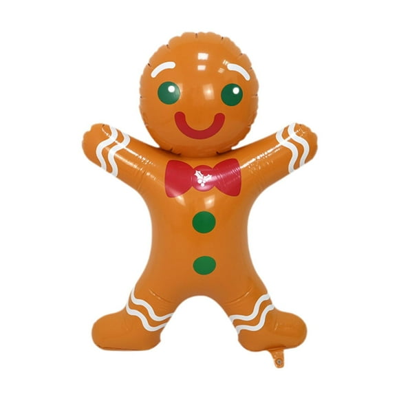 Inflables navideños para decoración navideña, estatua divertida resistente a la intemperie, decoración para exteriores para regalos de fiesta en Hombre de jengibre