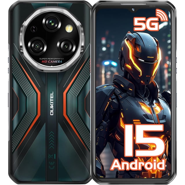 Smartphone OUKITEL WP55 5G, 36 GB de RAM, 256 GB de ROM, cámara de 108 MP