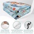thumbnail image 4 of King Quilt Set 96''x106'', Sea Turtle Lightweight Bedspread Coverlet Set with 2 Pillow Shams, Summer Beach Coastal Nautical Coral Blue Red Breathable All Season Quilt Bedding for Bedroom/Guest Room, 4 of 9