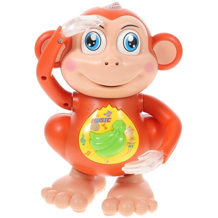 

NUOLUX 1Pc Dancing Singing Doll Toy Adorable Monkey Music Plaything with Light
