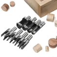 thumbnail image 1 of 8pcs Hss Plug Cutter Woodworking Cutter Tool Wood Plug Bits Wood Plug Cutter Drill Bits 6mm/10mm/13mm/16mm, 1 of 4