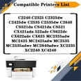 thumbnail image 2 of CX421 78C0D10 78C0D20 78C0D30 78C0D40 Developer Kit, Compatible for Lexmark C2240 C2325 C2325dw C2425dw C2535 C2535dw C2640 CS521dn CS421dn CS521 CX421adn 522ade Printers, 2 of 7