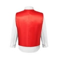thumbnail image 4 of HXWCHs Men's formal Rhinestone Dress Vest for Stage Performance Gala Wedding Evening Party EventsXL Red, 4 of 7