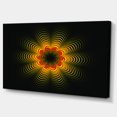 thumbnail image 3 of Design Art - Psychedelic Yellow Fractal Flower, 3 of 4