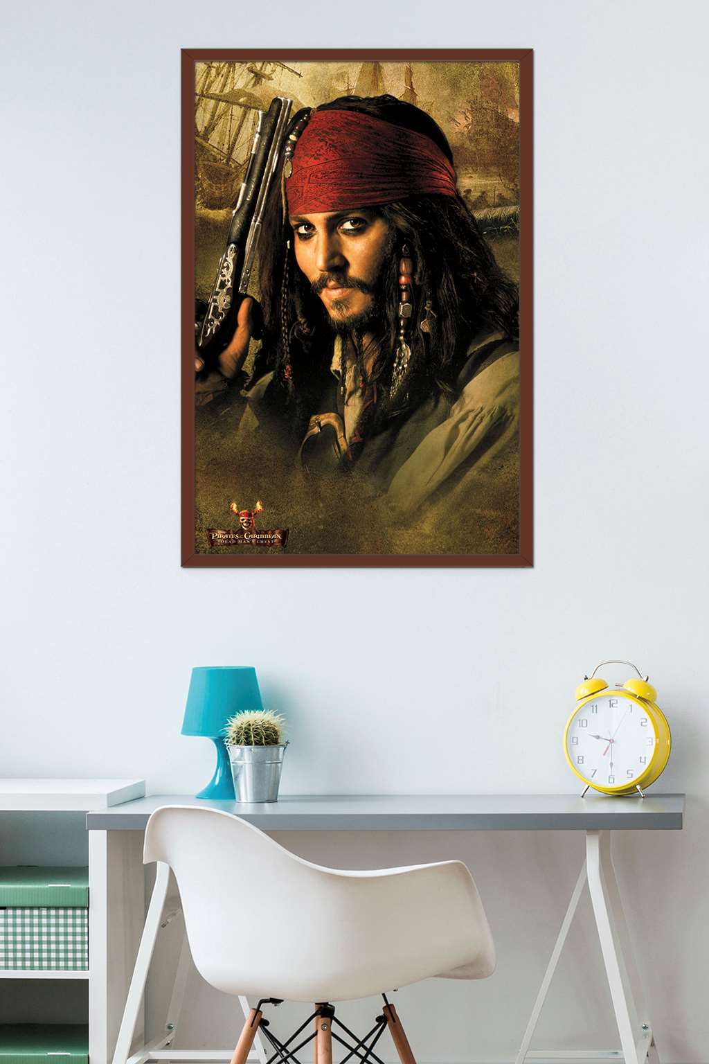 Disney Pirates of the Caribbean: Dead Man's Chest - Johnny Depp Wall Poster, 22.375" x 34", Framed - image 2 of 2