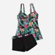 thumbnail image 2 of Bikini sólido con correa para mujer, Bikini con escote en V profundo, cómodo traje de baño dividido, traje de baño de dos piezas OAVQHLG3B Store lin121212, 2 of 4