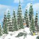 thumbnail image 5 of Modelo Trees Warmtree Mini Snow Pine de 5 a 15 cm, 22 unidades, para diorama, 5 of 8