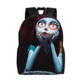 thumbnail image 1 of Goofa The Nightmare Before Christmas Pattern Large Capacity Backpack – Padded Laptop Compartment, Ergonomic Design for School, Work, Travel, and Outdoor Activities, 1 of 8