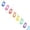 Multicolor, variant on 1 Pcs Key Ring Label Tag, Key Tags, Soft Plastic Key Chain Tags with Blank Paper Labels Clear Windows Protective Films and Split Rings Flexible Item Identifiers