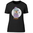 thumbnail image 1 of Fashion Dog With Purple Outfit Tee Women's -Image by Shutterstock, 1 of 1