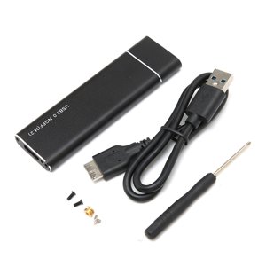 Pièce jointe du disque dur, 6Gbps Vitesse de transmission Simple Fashionable Interface de transmission USB3.0 ultraslim HDD Pièce jointe pour OS X Noir