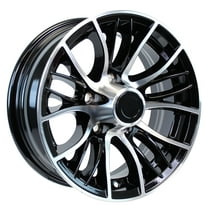 eCustomrim Aluminum Trailer Wheel 15X6 15" Evolution Style 5 Lug On 4.5" Center Rim