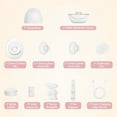 thumbnail image 5 of Horigen 2267A Double White Electric Wearable Breast Pump  Lower Noise Hands Free Portable Automatic, 5 of 12