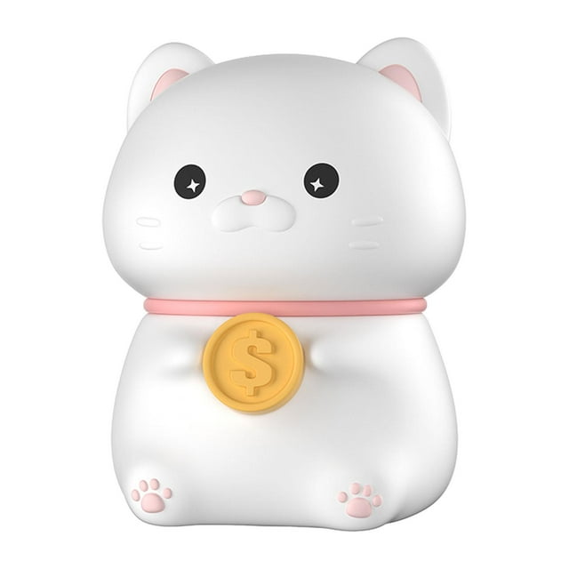 Luz nocturna creativa Salvador para niños forma de gato 9,3 cm x 9,4 cm x 12,1 cm