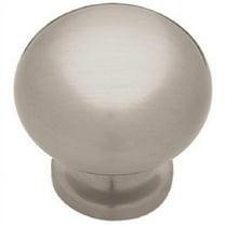 Liberty Hardware P50156H-SN-C 1.13 in. Brushed Satin Nickel Round Knob