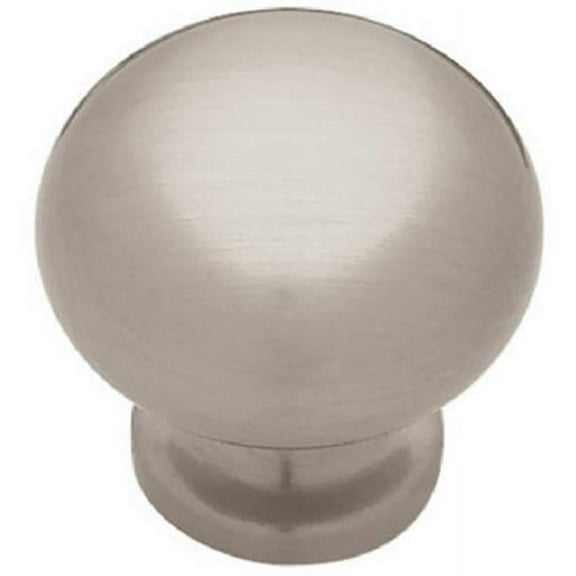 Liberty Hardware P50156H-SN-C 1.13 in. Brushed Satin Nickel Round Knob